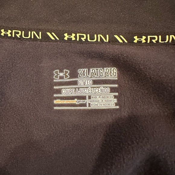 Under Armour Coldgear Infrared Chrome Reflective Run Vest Mens Sz 2XL Fitted - Picture 14 of 15